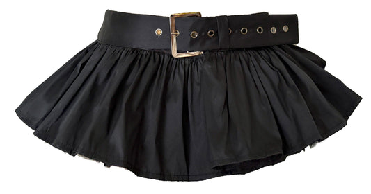 Black tutu belt skirt