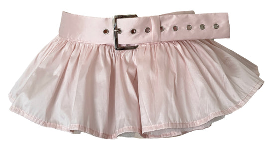 Baby pink tutu belt skirt
