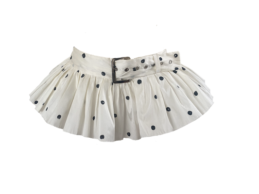 Polka dot tutu belt skirt